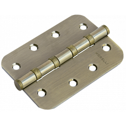 Петля MORELLI стальная универсальная скругленная MS-C 100X70X2.5-4BB AB Цвет - Античная бронза